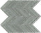 Glass Mosaic Tile Chevron Light Olive