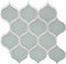 Glass Mosaic Tile Arabesque Tender Gray
