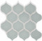 Glass Mosaic Tile Arabesque Tender Gray