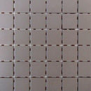 Taupe Porcelain Mosaic Tile Matte Finish 2 x 2