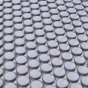 Penny Round Tile Vintage Blue