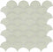 Glass Mosaic Tile Scallop Creamy