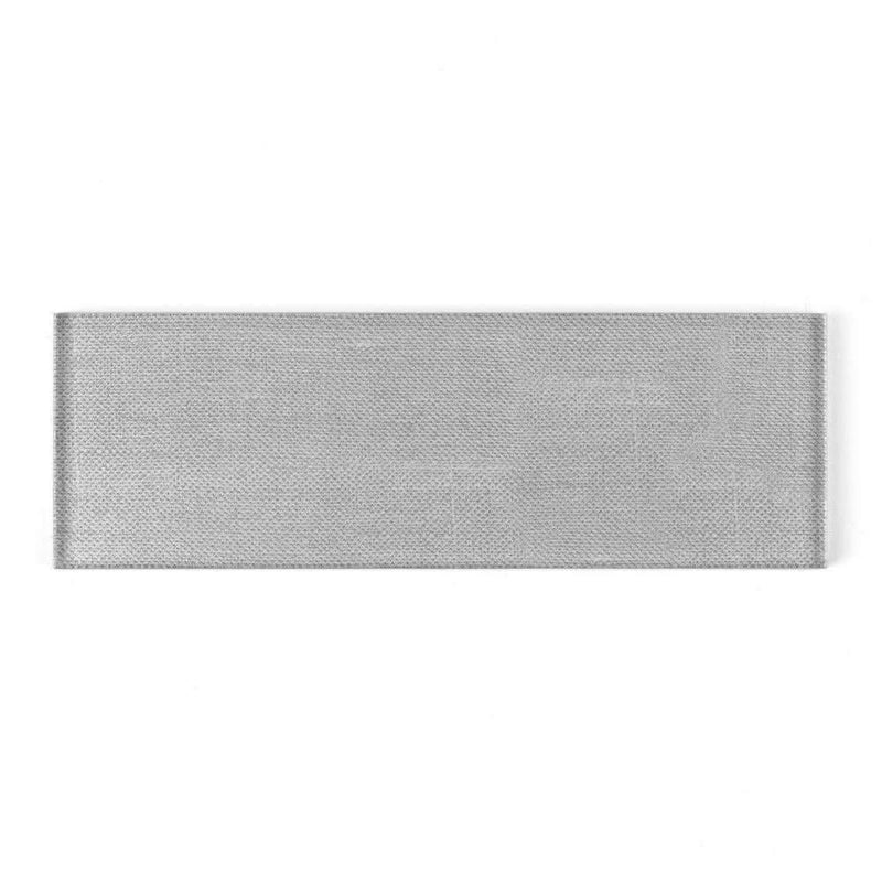 Subway Glass Tile Silver Jeans 3 x 9