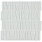 Glass Mosaic Tile Geometric White