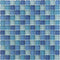 Glass Mosaic Tile South Pacific Blend 1 x 1