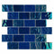 Iridescent Glass Tile Summer Cobalt Blue 2 x 3