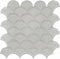 Glass Mosaic Tile Scallop White Moderne