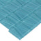 Glass Mosaic Tile Geometric Aqua Blue