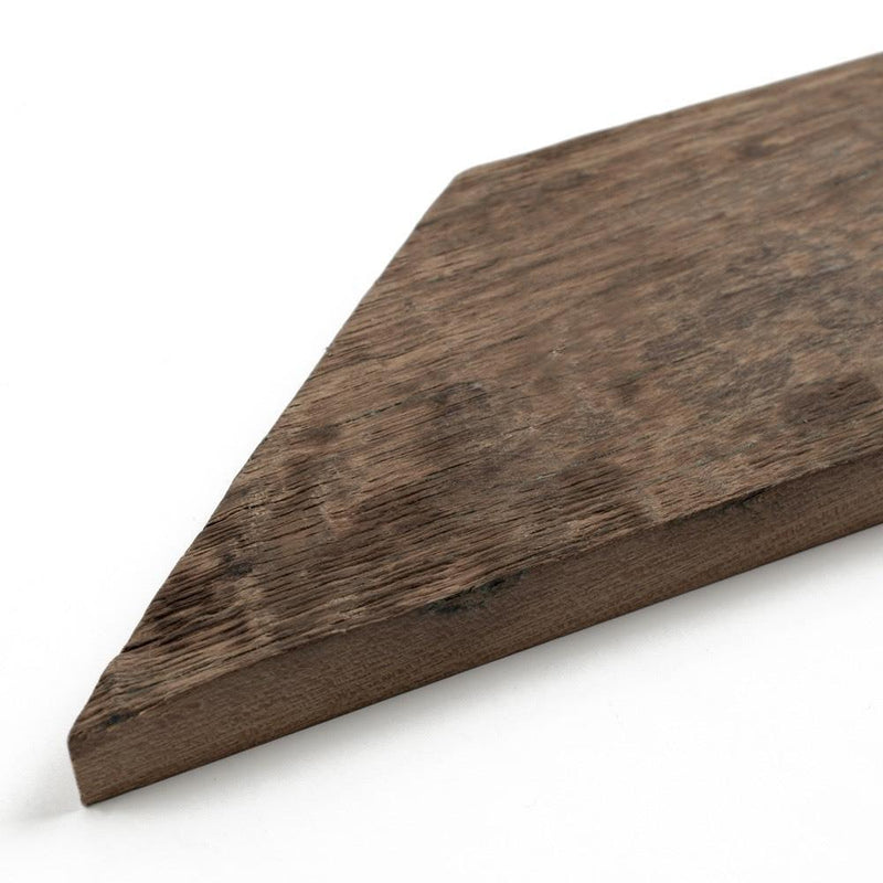 Reclaimed Boatwood Tile Chevron 3x12 (Set of 2)