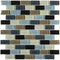 Glass Mosaic Tile Mariana Trench Blend 1 x 2