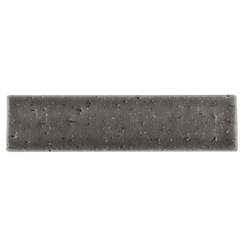 Brick Subway Tile Glazed Charcoal 2.5x9.5