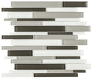 Glass Mosaic Tile Random Cool Neutral Blend