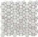 Calacatta Kaleidoscope Mosaic Tile