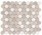 Penny Round Ceramic Mosaic Tile Taupe