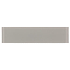 Glass Subway Tile French Gray 3x12