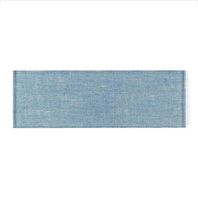 Subway Glass Tile Blue Jeans 3 x 9