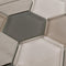 Glass Stone Mosaic Tile Hexagon Dune