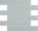 Glass Subway Tile Tender Gray 2 x 6