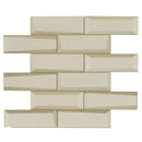 Glass Wall Tile Dimension Champagne 2x6