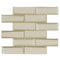 Glass Wall Tile Dimension Champagne 2x6