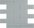 Glass Subway Tile Vapor 2 x 6