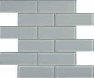 Glass Subway Tile Vapor 2 x 6