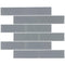 Glass Subway Tile Metropole Grey 2x6