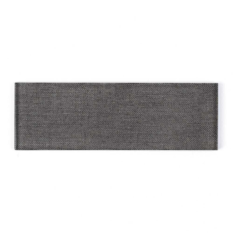 Subway Glass Tile Black Jeans 3 x 9