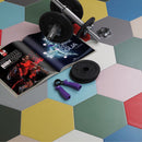 Hexagon porcelain tiles multiple colors for floor and wall