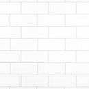 Subway Tile Ceramic White Glossy 3x6 for backsplash, and bathroom walls