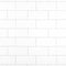 Subway Tile Ceramic White Glossy 3x6 for backsplash, and bathroom walls