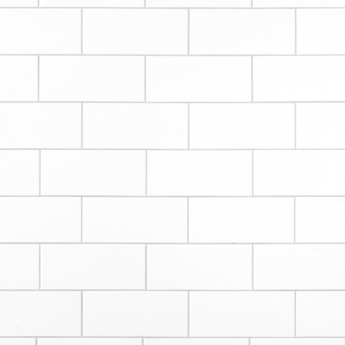 Subway Tile Ceramic White Glossy 3x6 for backsplash, and bathroom walls