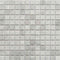 Carrara White Marble Mosaic Tile 1x1 for kitchen backsplash, bathroom, shower, floor, and walls