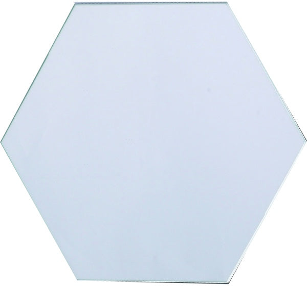 Mirrored Glass Tile Hexagon 5x6 for backsplash and featured walls