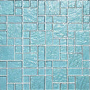 Iridescent Clear Glass Pool Tile Aqua Mixed for pool and spas