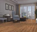 LVP Magnificence Wood Acacia Sunrise 7.25x48 installed on a formal living room