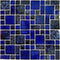 Dark Pool Glass Mosaic Tile Cobalt Random for saltwater pools