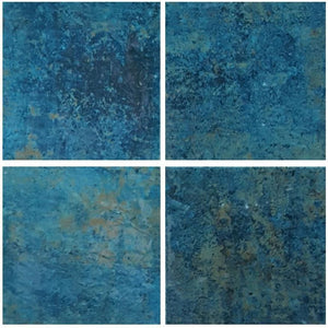 Painted Waters Turquoise Porcelain Pool Tile 6x6 for the swimming pool and spa.