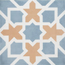 Patterned Porcelain Tile Coto Blue 8x8 for floor and wall