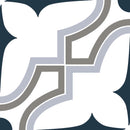 Patterned Tile Emporium Blue 8x8 for kitchen backsplash, bathroom, and shower