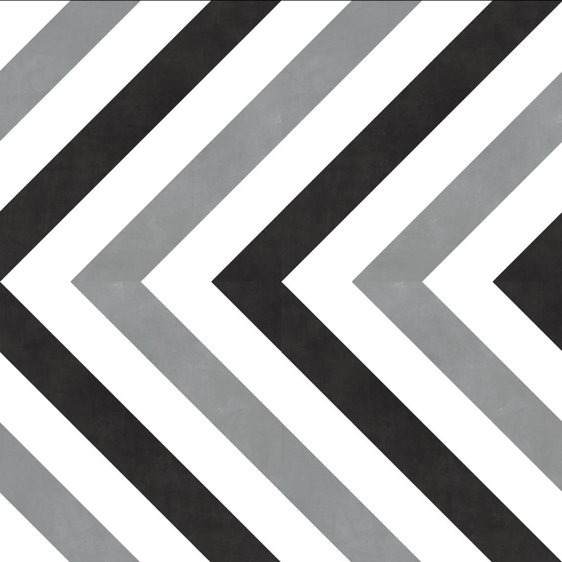 Patterned Porcelain Tile Stripes 8x8 Pattern 1