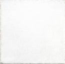 Pottery Distressed Ceramic Wall Tile White 6x6 for kitchen backsplash, bathroom, and shower walls