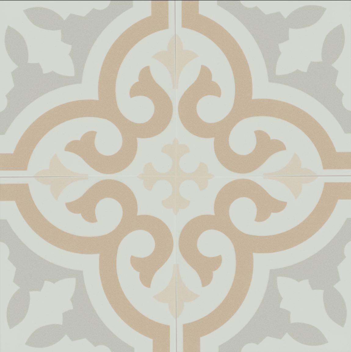 Patterned Porcelain Tile Warm 8x8 - Pattern 1 