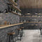 Brick Ceramic Wall Tile Antracita 3x12 featured on a coffee shop
