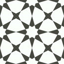 Patterned Porcelain Tile Star Coal 8x8 for backsplash, bathroom, shower, floor, and walls