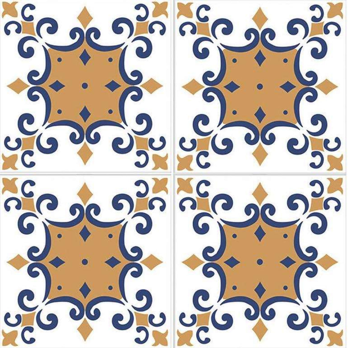 Basque Patterned Porcelain Tile 6x6