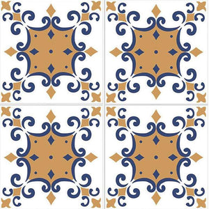 Basque Patterned Porcelain Tile 6x6 for pool, bathroom, and pool