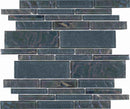 Beach Glass Tile Iridescent Grey Linear-Mineral Tiles