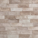 Porcelain Subway Tile Washed Beige Matte 4x12 for shower floor, wall, bathroom, and kitchen backsplash