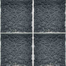 Surfaced Glass Tile Black 6x6 for swimming pool, shower, bathroom walls, backsplash, Jacuzzi, and spa